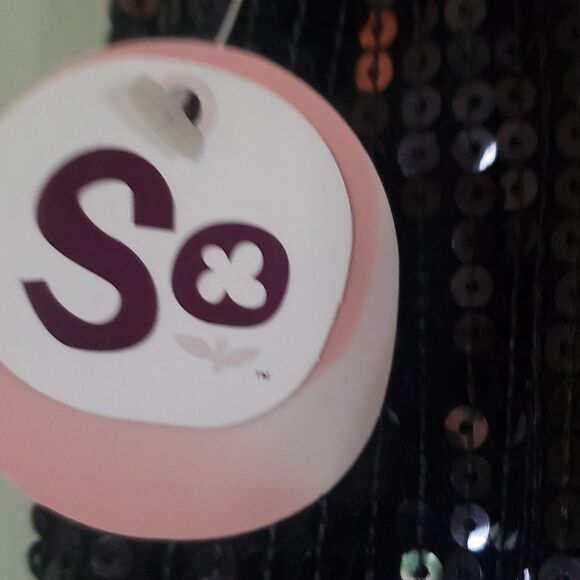 SO Girls’ Size 10/12 Grey Shimmery Sequined Graded Tulle Party Skirt – NWT - Picture 3 of 5